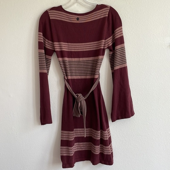 PRANA SYDNEY STRIPED SWEATER DRESS IN PORT - Picture 7 of 7